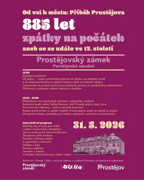 Zámek - 885 let Prostějova